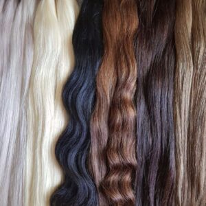 Extensiones de pelo humano sin teñir (100g)